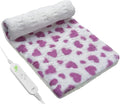 ZXU Heating Pad for Back Pain Relief, Ultra Soft Sherpa Heating Pad for Cramps by ZXU