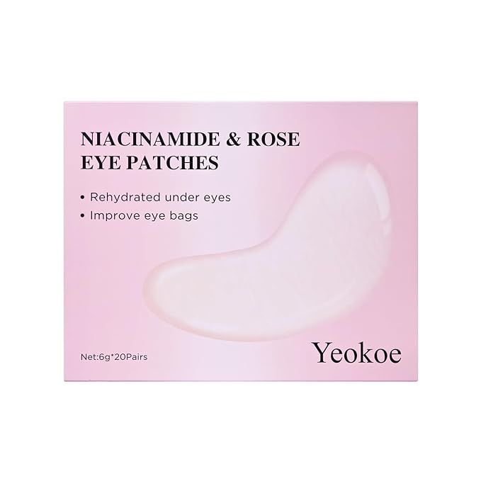 Yeokoe Under Eye Patches for Dark Circles, Puffy Eyes, 20 Pairs Face Masks - Image 8