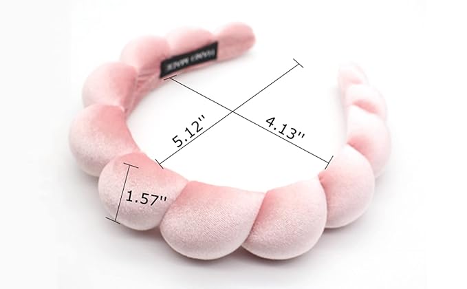 Headbands for Women, Cute Padded Fabric Hair Bands Wide Velvet Non Slip - Image 4