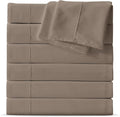 Maple&Stone Twin Flat Sheet 6 Pack, Premium Soft & Breathable, Brushed by MapleStone