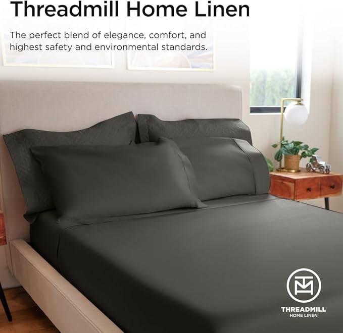 Threadmill Luxury 800 Thread Count Queen 100% Cotton Sheets - Image 8
