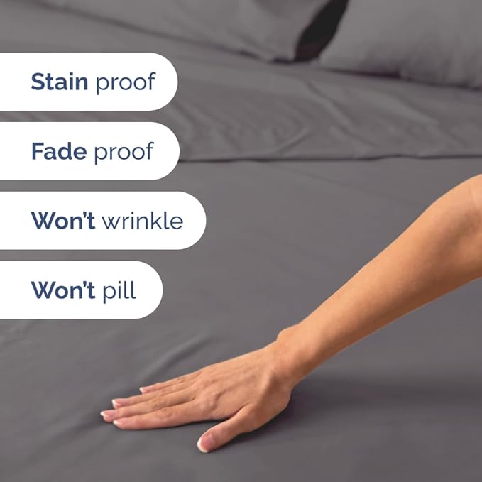 Flex Top Split Head King 4 Piece Sheet Set - Image 6