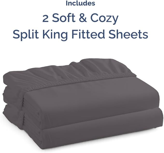 Split King Fitted Bed Sheet - Image 4
