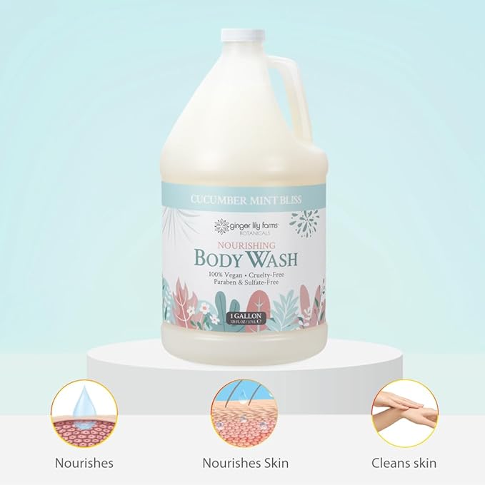 Ginger Lily Farms Botanicals Nourishing Body Wash, 100% Vegan & Cruelty-Free - Image 6