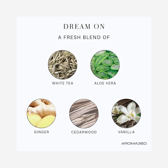 Aroma360 - Dream On - Essential Oil Room Spray Duo - Luxury Hotel Inspired - Image 4