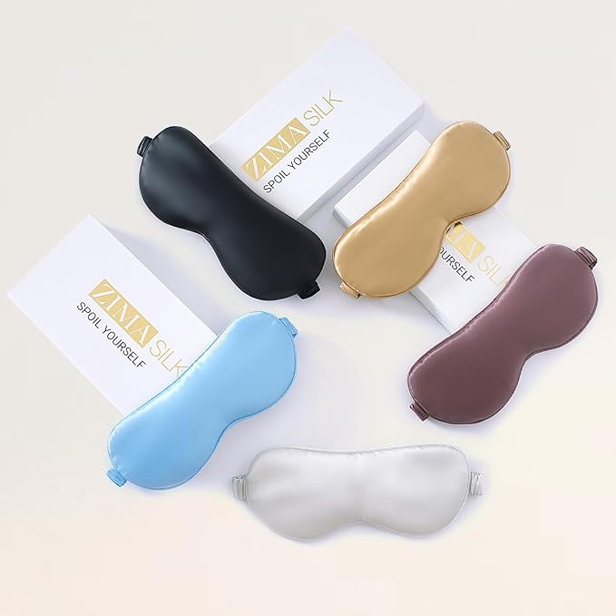 ZIMASILK Adjustable 100% 22 Momme Mulberry Silk Sleep Mask - Image 8
