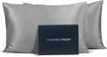 Fishers Finery 25mm 100% Pure Mulberry Silk Pillowcase 2 Pack by FishersFinery
