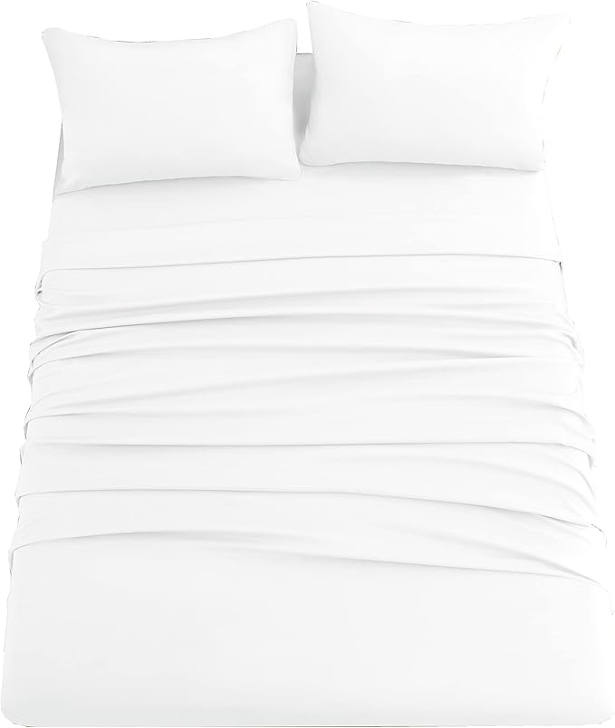 Sfoothome Twin XL Fitted Sheet Only, Brushed Microfiber, Extra Soft and - Image 2