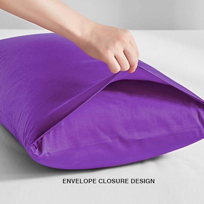FLXXIE Pillow Cases Queen, Soft Microfiber Pillow Covers - Image 3