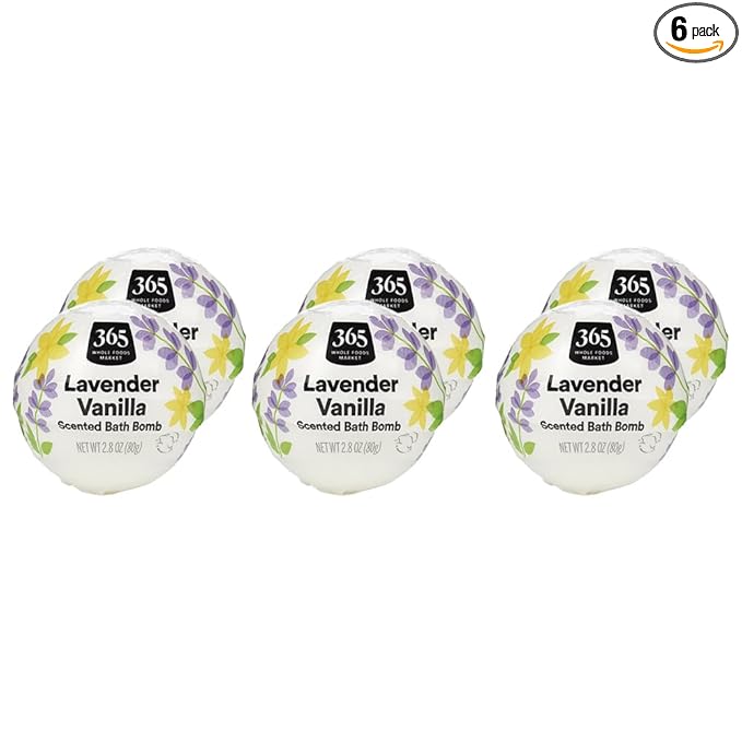 365 by Whole Foods Market, Fizzing Bath Bomb, Lavender Vanilla, 2.8 oz by WholeFoodsMarket