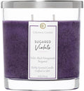 Colonial Candle Sugared Violets Scented Candle Jar, Highly Fragranced Candles by ColonialCandle