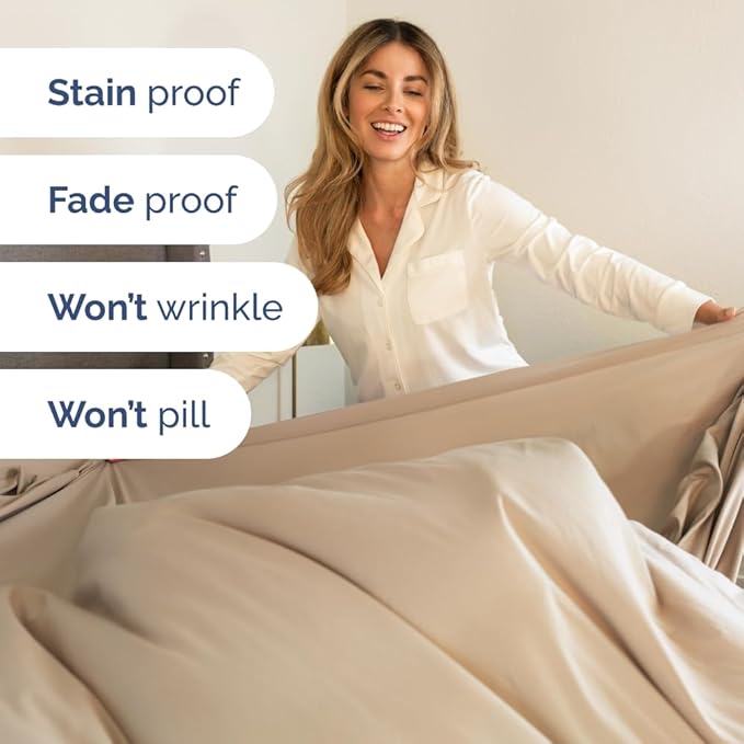 Flex Top Split Head King 4 Piece Sheet Set - Image 6