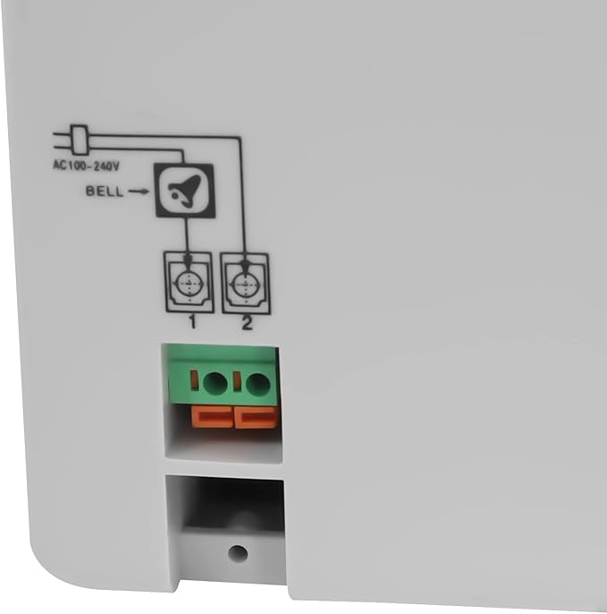 GXFCHYL Electronic Time Clock Calculating Time Clock Punch Machine Employee Attendance Punch Time Clock with 50-Piece time Cards and One Security Keys,Auto-Align Time Clocks for Small Business