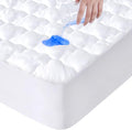 Queen Mattress Pad, Queen Mattress Protector Waterproof Quilted, Mattresses by SpringspiritBedding