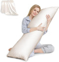 HUXMEYSON Body Pillow with Satin Pillowcase, Body Pillow by HUXMEYSON