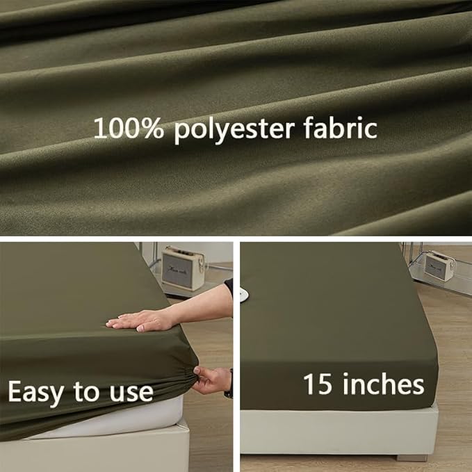Bedding King Size Fitted Sheet Only - Image 3