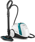 POLTI Vaporetto Smart 100 Steam Cleaner with Unlimited Steam Technology, Sanitize Floors, Carpets and Surfaces Adjustable High Power Steam Pressure Up to 58 PSI with 10 Accessories 1 Year Warranty