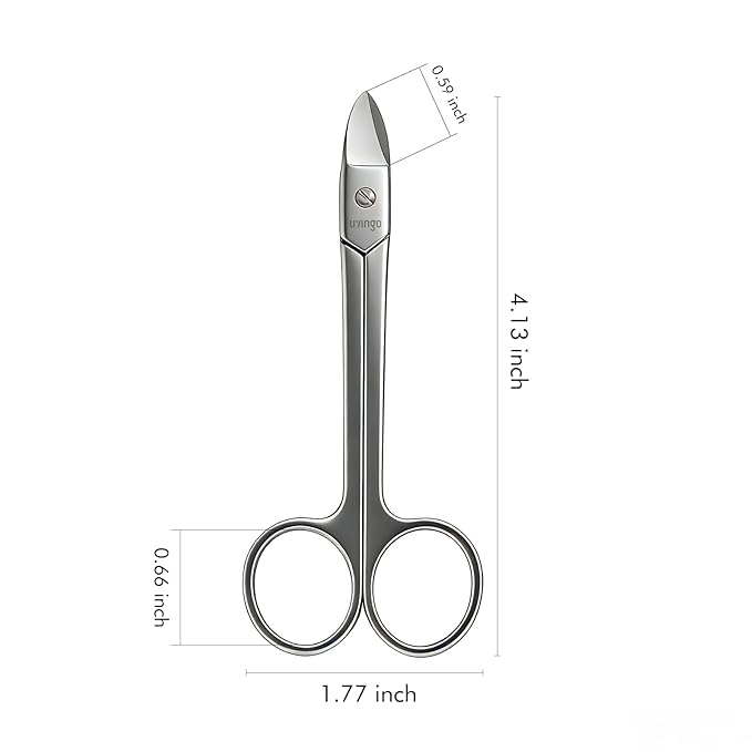 LIVINGO Professional Sharp Small Toenail Scissors - Image 2