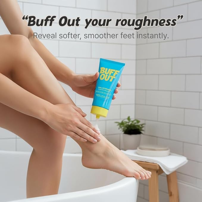 BUFFOUT Callus Eraser Exfoliating Gel – Body Care Exfoliator Scrub & Exfoliant - Image 8