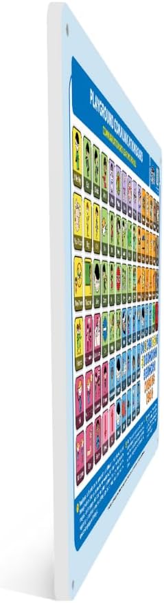 Outdoor Rated Plastic School Playground Communication Board - Weather-Proof Inclusive Communication Aid for Autism & Inclusive Play