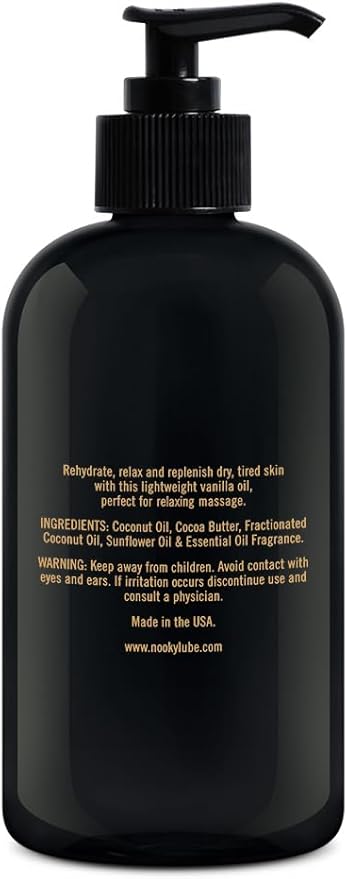Nooky Vanilla Massage Oil with Fractionated Coconut Oil.16 Ounce - Image 7