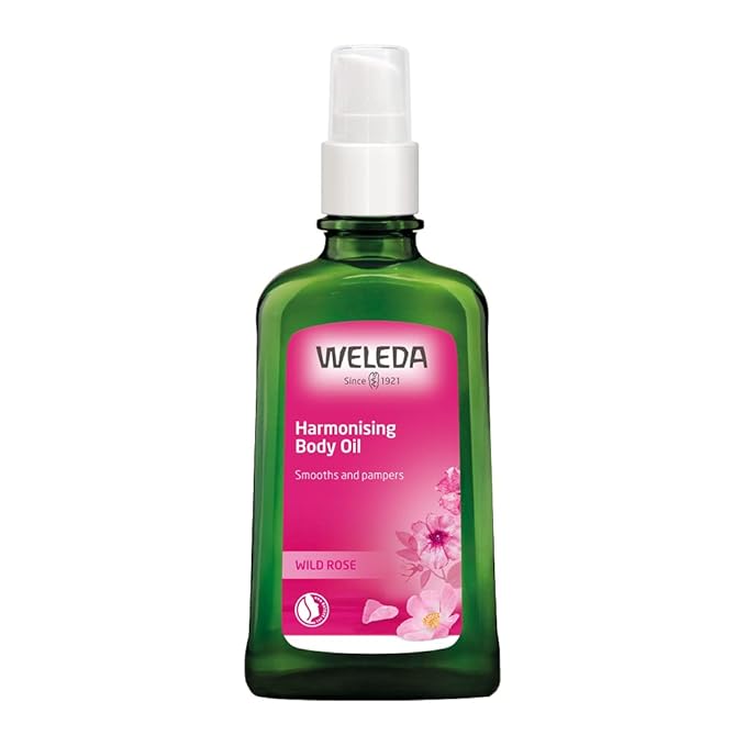 Weleda Pampering Wild Rose Body and Beauty Oil, 3.4 Fluid Ounce, Plant Rich by Weleda