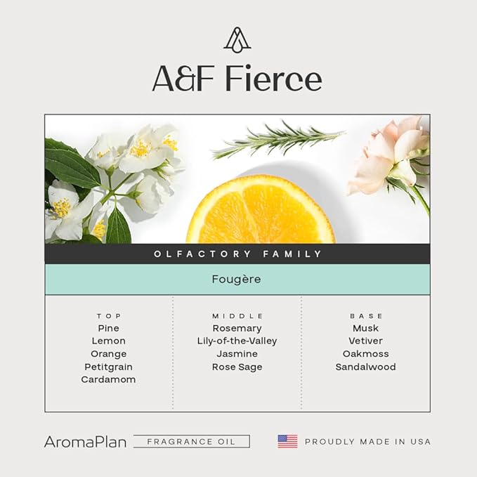 AromaPlan Hotel Scents, Inspired by A+F Fierce, 5 Fl Oz-Home Luxury Scents & 5 - Image 2