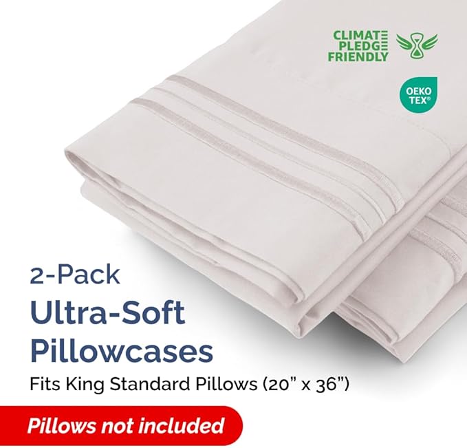 King Standard Pillow Cases Set of 2 - Image 2