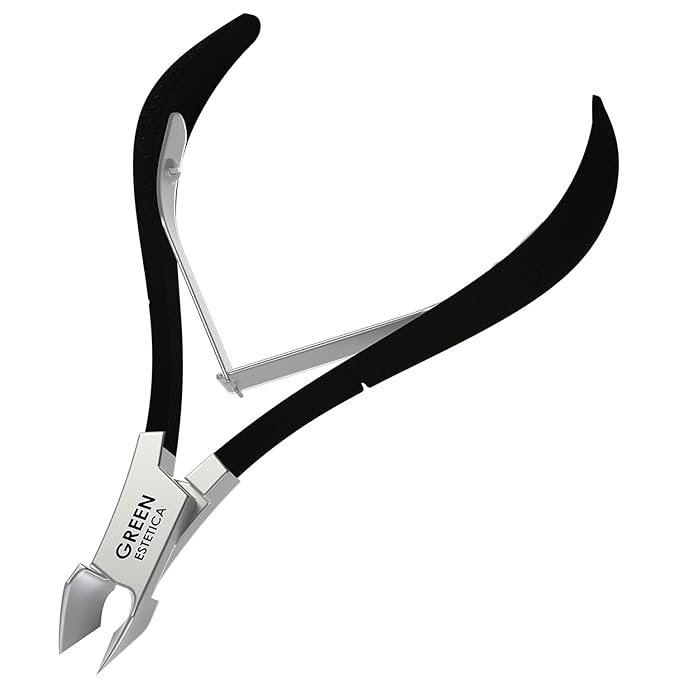 Professional Cuticle Trimmer Nail Cuticle Cutter Stainless Steel Cuticle Nippers by GREENESTETICA