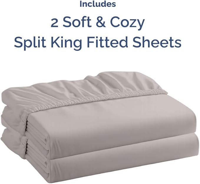 Split King Fitted Bed Sheet - Image 4