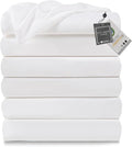 Lavisun King Size Flat Sheets Only, 6 Pack Soft Brushed Microfiber Bedding by Lavisun