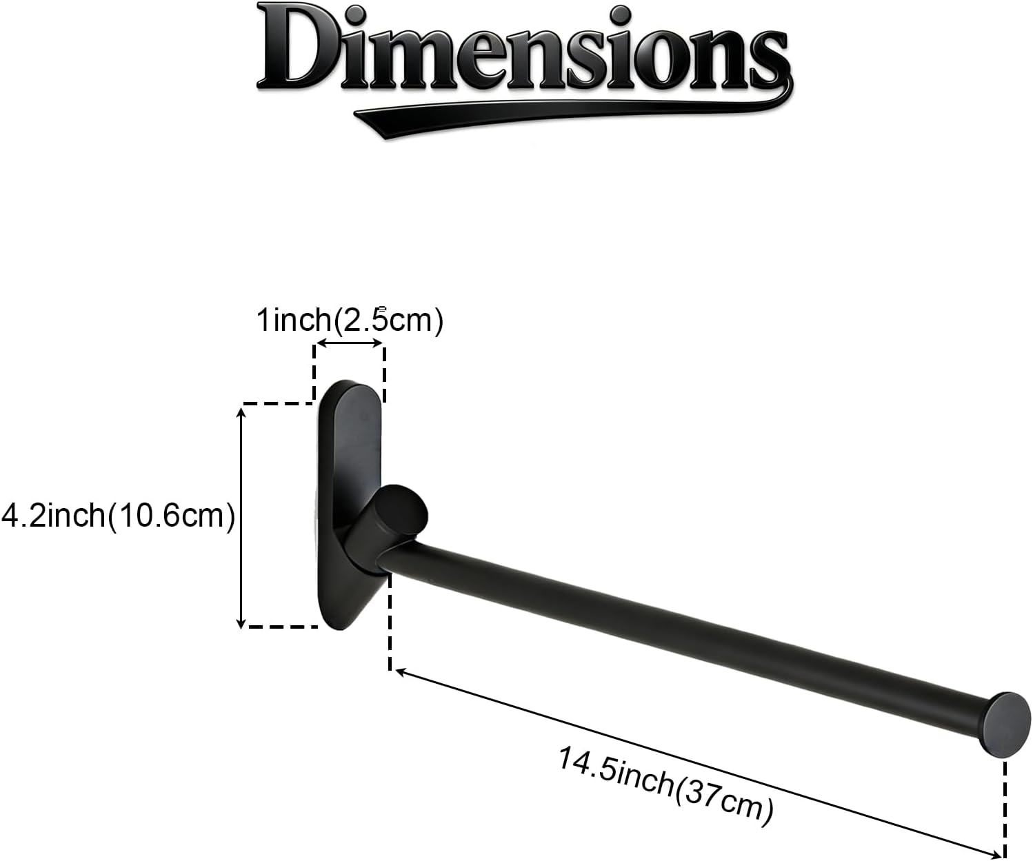 NEWRAIN Wall Mounted Drying Rack, Stainless Steel Folding Laundry Hanging Rack, Matte Black Swivel Space Saving Clothes Hanger Rack for Bedroom Bathroom Laundry