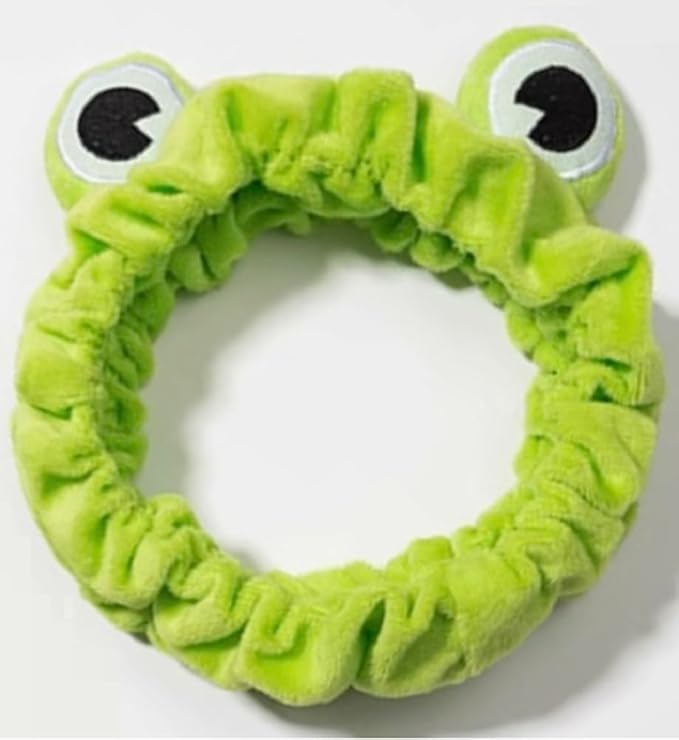 Huachi Makeup Headbands for Women for Washing Face Frog Headband Cute Spa by Huachi