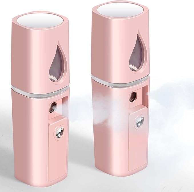 GIVERARE 2 Pack Nano Facial Steamer, Handy Mini Mister by GIVERARE