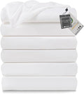 Lavisun Queen Flat Sheets 6 Pack, Soft & Breathable Bulk Sheets by Lavisun