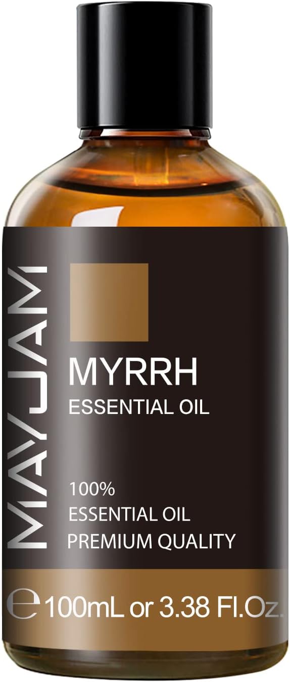 Myrrh Essential Oil 100ML/3.38FL.OZ, MAYJAM Premium Myrrh Oil Essential Oils - Image 2