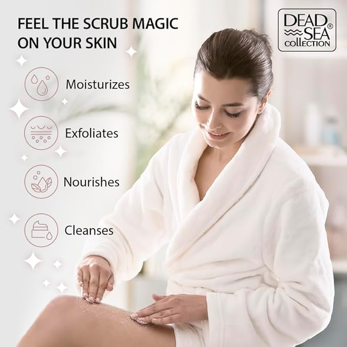 Dead Sea Collection Tea Tree Salt Scrub – Exfoliating Body Scrub - Image 3