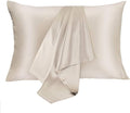 JOGJUE 2 Pack 100% Mulberry Silk Pillowcases, Standard Size by JOGJUE