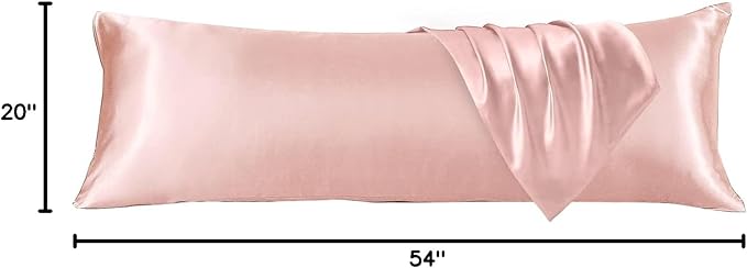 HUXMEYSON Body Pillow with Satin Pillowcase, Body Pillow - Image 10