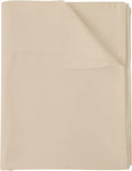 Flat Sheet Only Cal King Size, 400 TC 100% Egyptian Cotton Flat Sheet-Beige by ShunjieHome