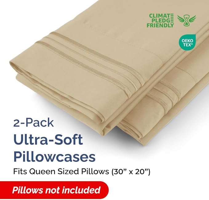 Queen Pillow Cases Set of 2 - Image 2