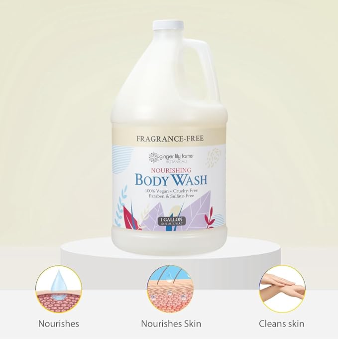 Ginger Lily Farms Botanicals Nourishing Body Wash, 100% Vegan & Cruelty-Free - Image 5