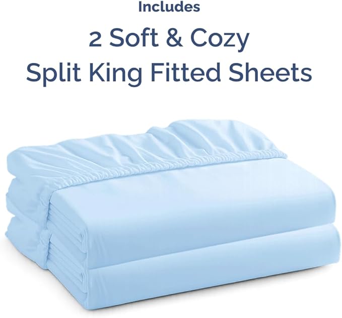 Split King Fitted Bed Sheet - Image 4