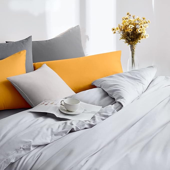 FLXXIE King Pillow Cases Set of 2, Soft Microfiber Pillow Covers - Image 4