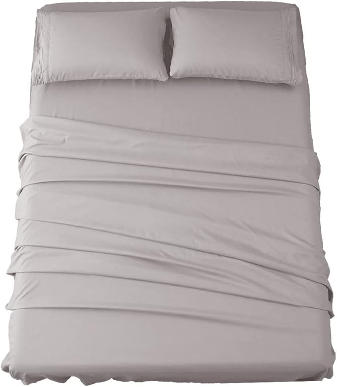 SONORO KATE Bed Sheet Set Super Soft Microfiber 1800 Thread Count Luxury Sheets by SONOROKATE