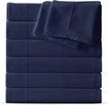 Maple&Stone Queen Flat Sheet 6 Pack, Premium Soft & Breathable, Brushed by MapleStone