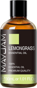 Lemongrass Essential Oil 30ML/1.01FL.OZ, MAYJAM Premium Lemongrass Oil by MAYJAM