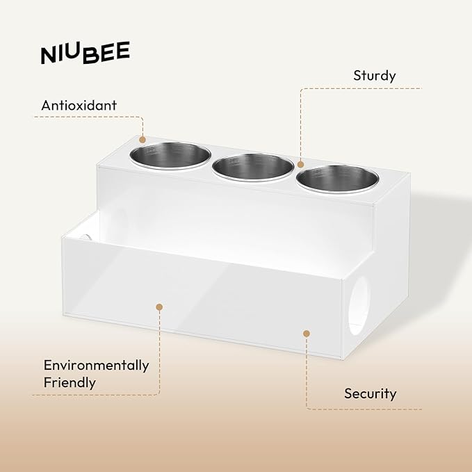 NIUBEE Acrylic Hair Styling Tool Organizer and Holder - Image 8