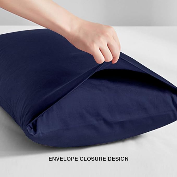 FLXXIE 6 Pack Microfiber Queen Pillowcases, Ultra Soft and Wrinkle, Fade - Image 5