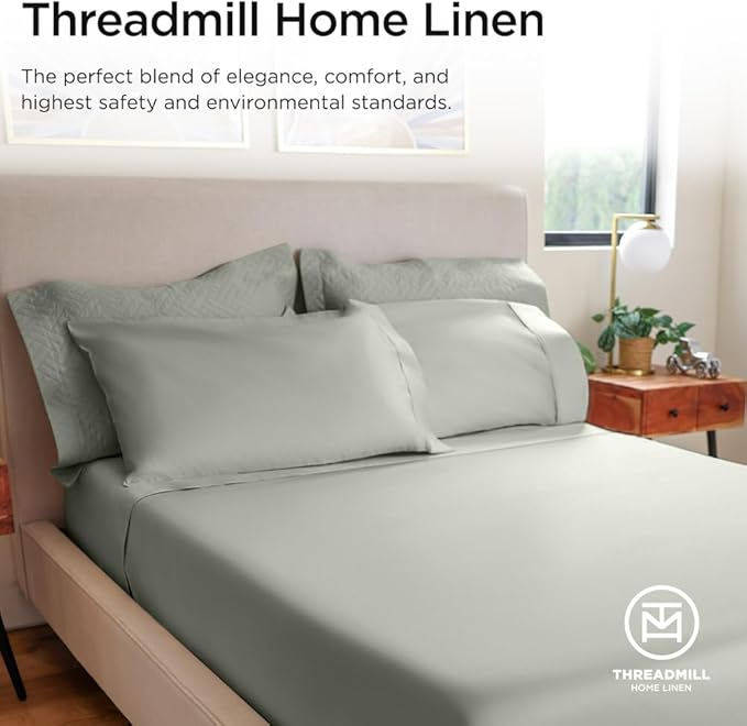 Threadmill Luxury 800 Thread Count Full Size 100% Cotton Sheets - Image 8